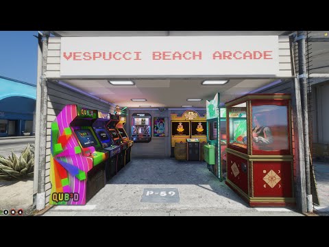 [FiveM Maps] Fivem Vespuccis Beach Arcade for your cutom server