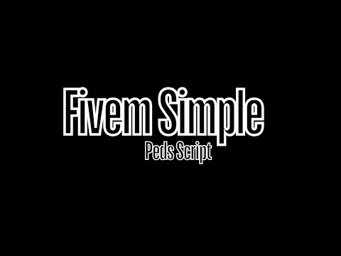 Fivem Simple Peds | Qbcore Script  | Fivem script