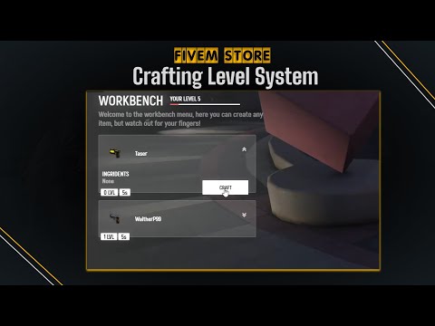 FiveM Crafting Leveling System - Most Advanced Mechanic System On FiveM | Fivem-Store.com