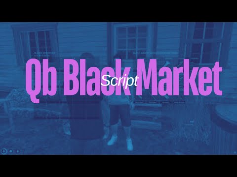 Qb Black Market Script  | Fivem script | Qbcore Script