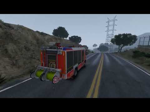 Fivem Mercedes-Benz Atego DLK Feuerwehr Wuppertal | German Vehicles