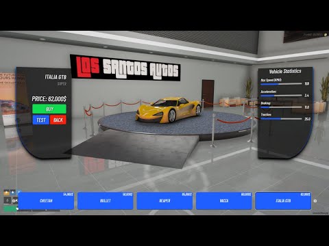 Fivem qbcore vehicle shop  | Fivem Store