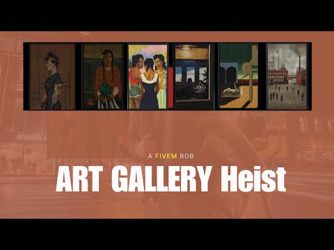 Art gallery heist fivem  | Qbcore Script | Fivem Script