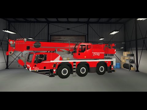 Fivem LIEBHERR LTM 1050 FEUERWEHR BERLIN | German Vehicle