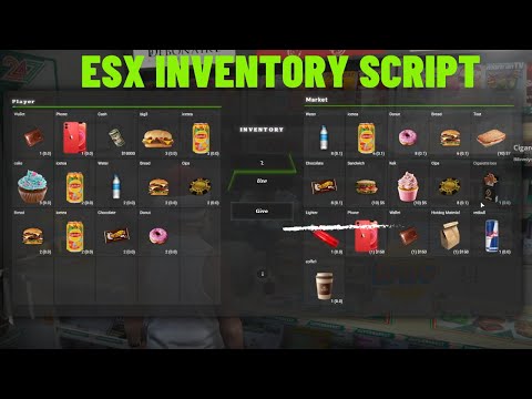 Esx inventory script | Fivem Script | GTA 5