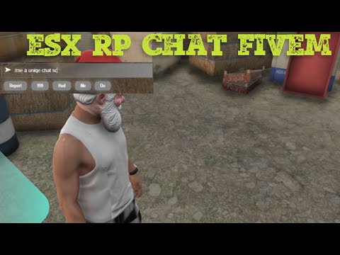 Esx Rp Chat Fivem for your Roleplay servers | Fivem.Store