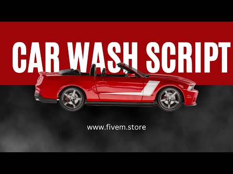 Fivem Custom Car wash Script  | Qbcore Script  | Fivem script