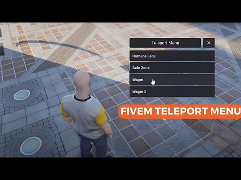 Fivem teleport menu | Fivem script | Qbcore Script