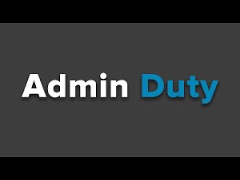 Fivem Adminduty Script