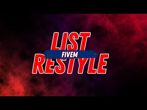 Fivem List Restyle  | Exs Script