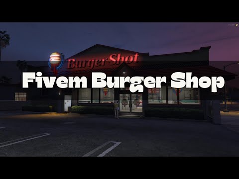 Fivem Burger Shop  | Exs Script | Qbcore Script