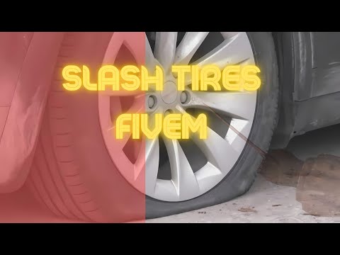 Slash tires Fivem System For QBCore Server