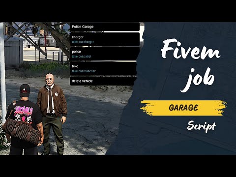 Fivem  job garage Script  | Exs Script