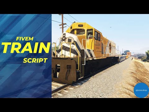 Fivem train script | Qbcore Script | Exs Script