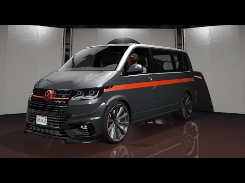 [FiveM Sports Car] Fivem Volkswagens Transporter Car for your cutom server