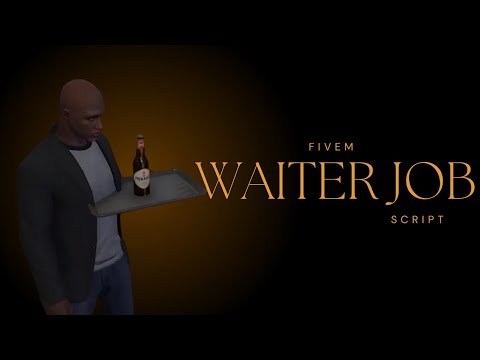 Fivem Waiter Job Script  | Qbcore Script | Exs Script