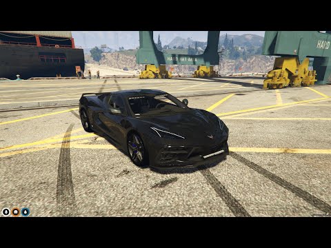 Fivem Chevrolet Corvette Eerie Black | Police Vehicles