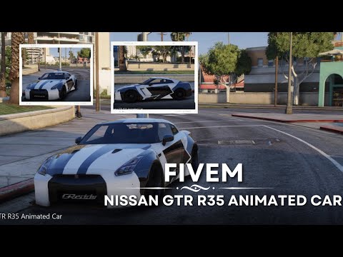 [FiveM Vehicle] Fivem Nissan GTR R35 Animated Car for fivem servers