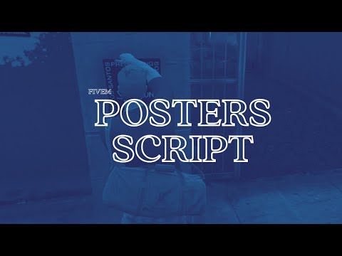 Fivem Posters Script | Fivem Script | GTA 5