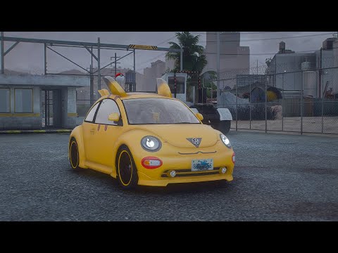 Fivem Volkswagen Beetle Pikachu Car | FiveM Car & Vehicle | GTA 5