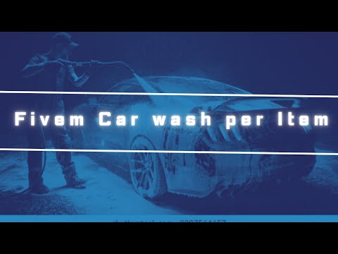 Fivem Car wash per Item  | Qbcore Script  | Fivem script