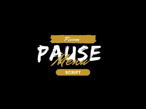 Fivem Pause Menu Script