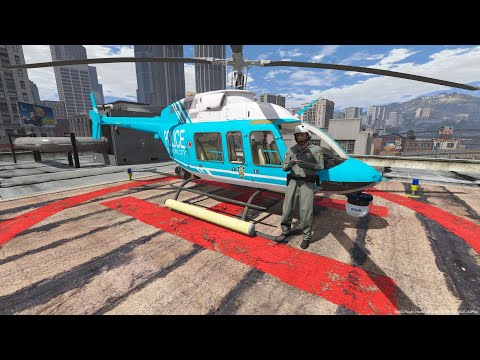 Fivem Bell-407 NYPD + Civilian | Helicopter