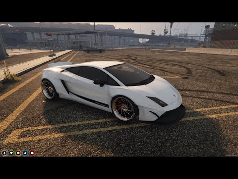 [FiveM Vehicle] Fivem Lamborghini Gallardo 2005 LW LB Car  for fivem servers