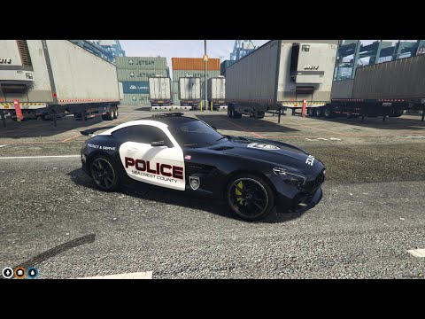 Fivem Mercedes-AMG GT R (C190) Seacrest County | Police Vehicles