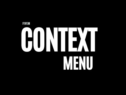 Fivem context menu  | Fivem Script | GTA 5