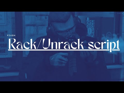 Fivem Rack/Unrack weapon script  | Fivem script