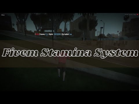 Fivem Stamina System  | Exs Script | Fivem Script