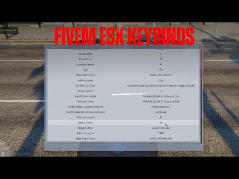 Fivem esx keybinds | Qbcore Script  | Fivem script