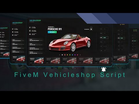 fivem vehicleshop script  for your Roleplay servers | Fivem.store