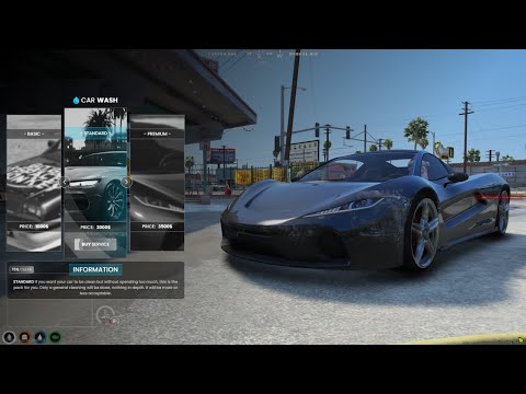 Fivem Car Wash Script   | Fivem Script | GTA 5