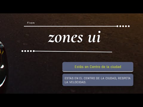 Fivem zones ui For System For Fivem Server