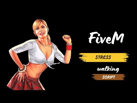 Fivem Stress walking Script Inspired by GTA Online | QBCore Script