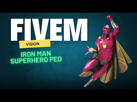 Fivem Vision Iron Man Superhero Ped