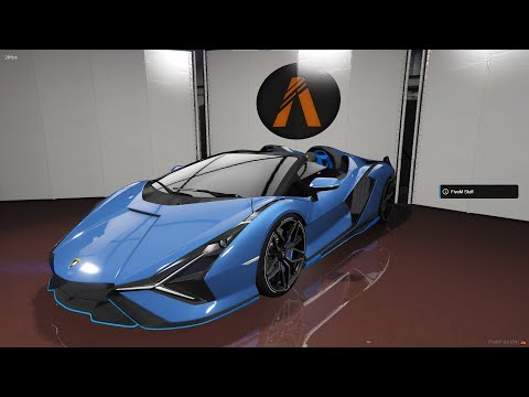 [FiveM Vehicle] Fivem Lamborghini Sian Roadster Car for fivem servers