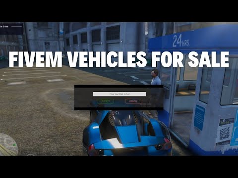 Fivem Vehicles For Sale  System For Esx Server