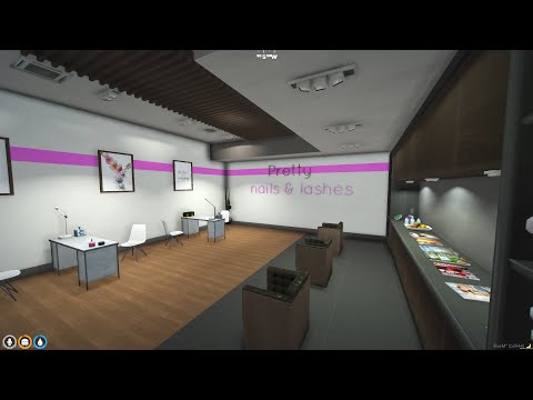 Fivem Nail Salon MLO Interior & map for Fivem mlo | GTA V