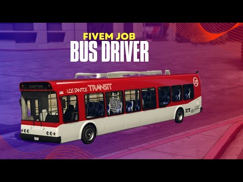 Bus Driver job Fivem  | QBCore Script | FiveM Scripts