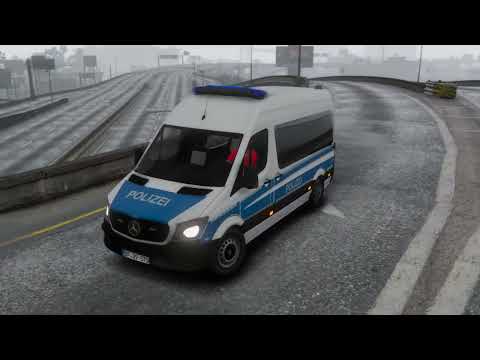 Fivem Mercedes Benz Sprinter Polizei RLP | German Vehicle