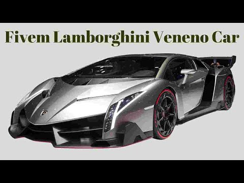 Fivem Lamborghini Veneno Car | FiveM Vehicle &  Sport Car| GTA V