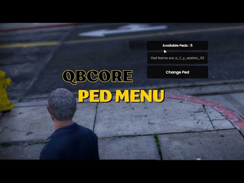 qbcore ped menu  | QBCore Script