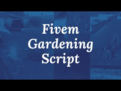 Fivem gardening Script  | Qbcore Script  | Fivem script