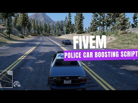 Police Car Boosting Script Inspired by GTA Online | QBCore Script