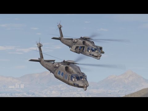 Fivem MH-X Ghosthawk armed and unarmed | Helicopter