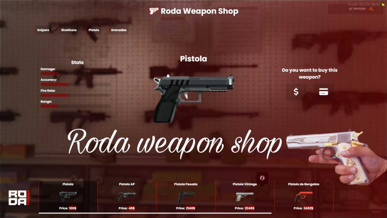 esx weapon shop fivem - FiveM Store