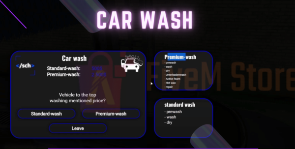 Revamp vehicles with esx car wash fivem scripts. Elevate immersion using the latest ESX Bike and Car Wash solutions in FiveM rp.